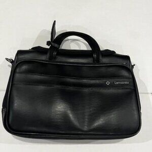 Samsonite Leather Laptop Bag Briefcase Travel Bag Career Office Computer
